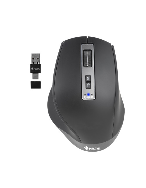 Raton multidispositivo inalambrico recargable ngs blur - rb