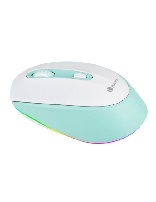 Raton multidispositivo inalambrico recargable ngs smogmint - rb