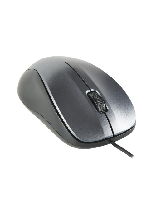 Ratón optico ngs wired crew gris