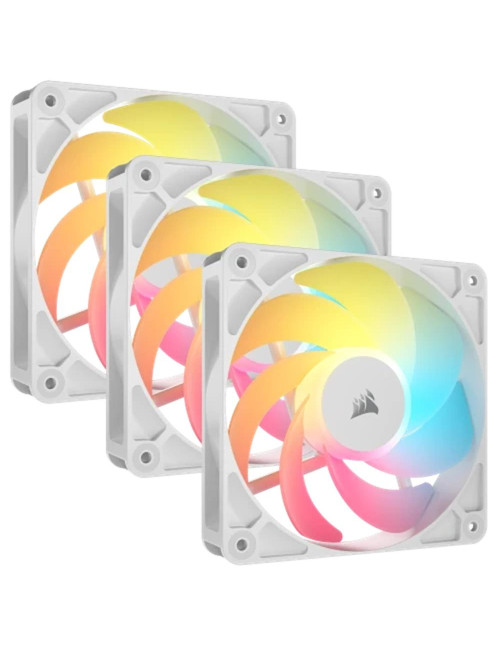 Ventilador caja corsair rs120 - r argb 3x