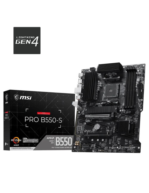 Placa base msi pro b550 - s ddr4
