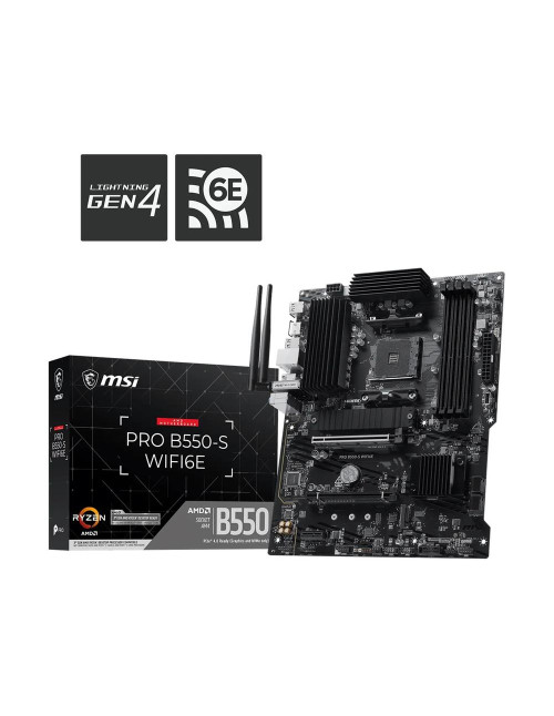 Placa base msi pro b550 - s wifi6e
