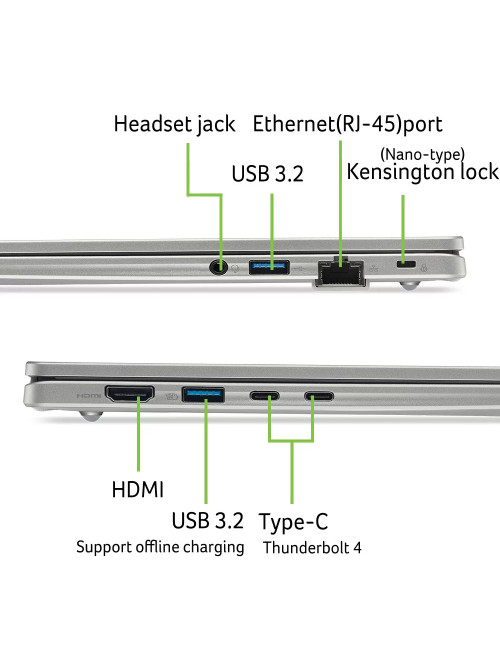 Portatil acer travelmate p4 14 ai