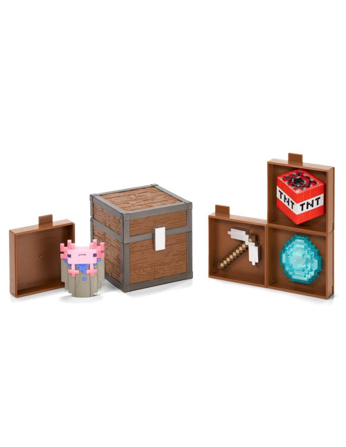 Replica the noble collection minecraft cofre