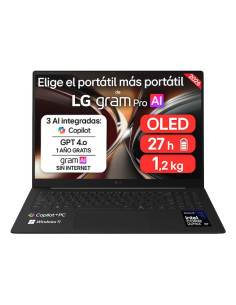 Portatil lg gram pro 16z90u ux7 - 358h