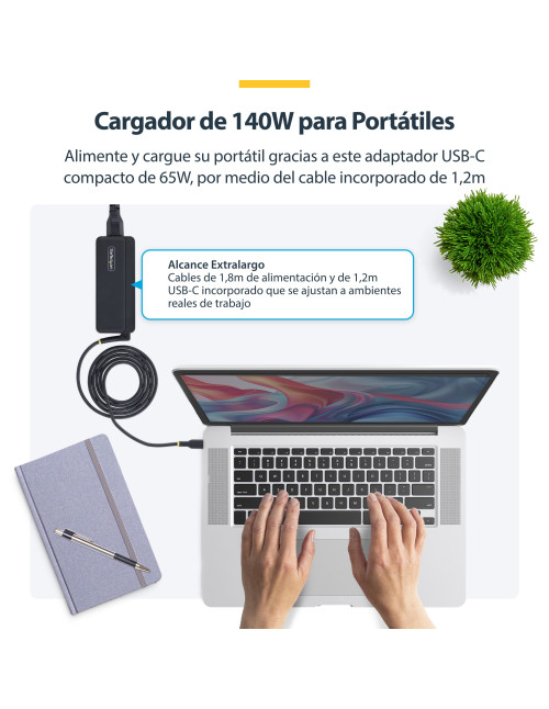 Cargador portatil usb tipo c startech