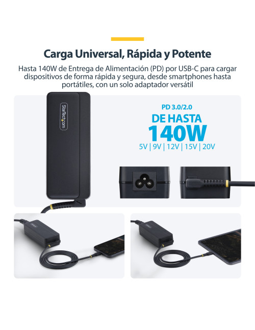 Cargador portatil usb tipo c startech