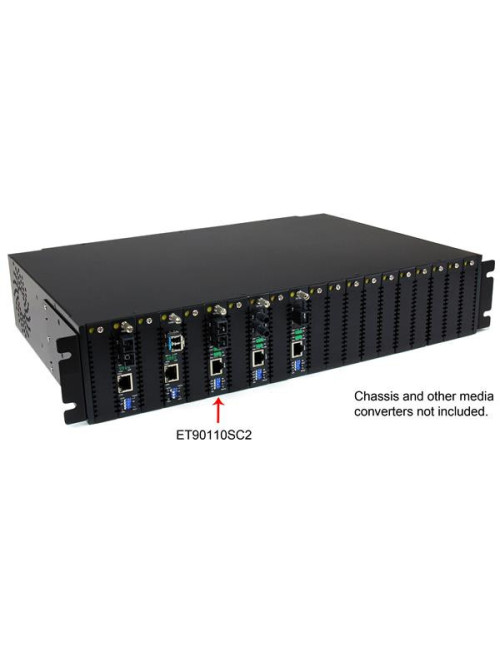 Conversor medios ethernet a fibra startech
