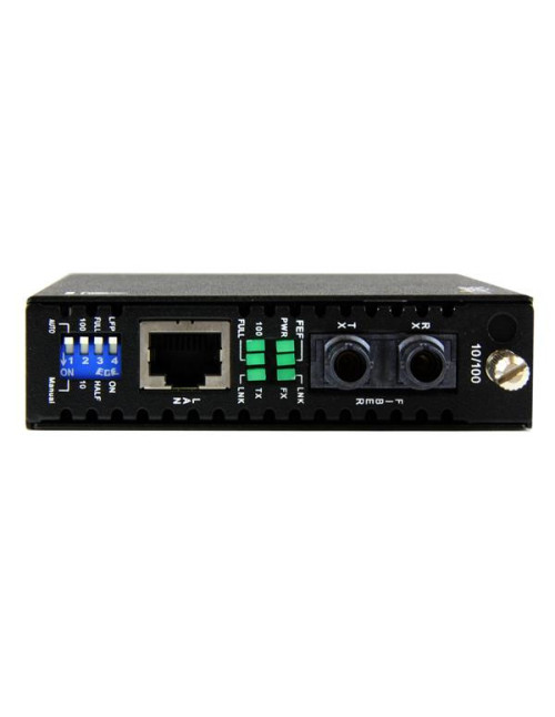 Conversor medios ethernet a fibra startech