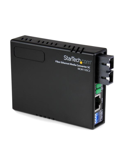 Conversor medios ethernet a fibra startech