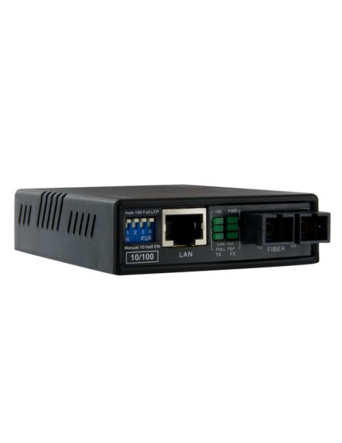 Conversor medios ethernet a fibra startech