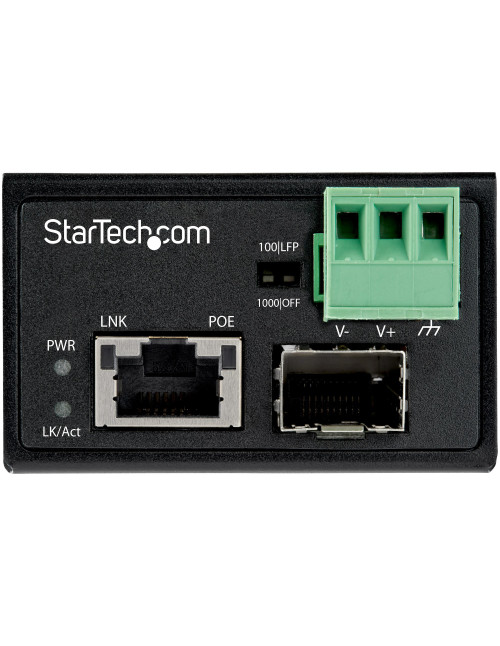 Conversor medios fibra a ethernet startech