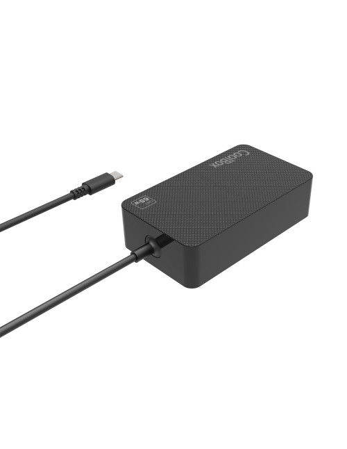 Adaptador cargador portatil usb - c coolbox 65w