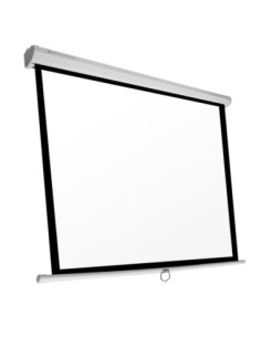 Pantalla manual videoproyector pared y techo