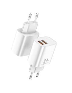 Cargador qcharx apolo 2.4a 2 puerto