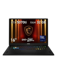 Portatil msi vector 16hx - 097xes u7 - 255hx 32gb