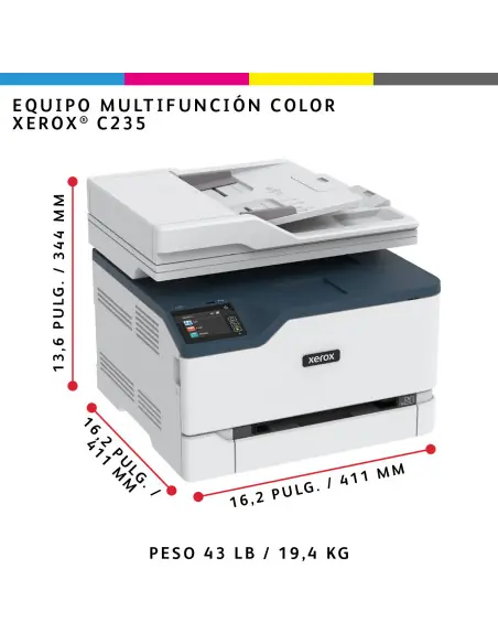 Multifuncion xerox laser color usb wifi