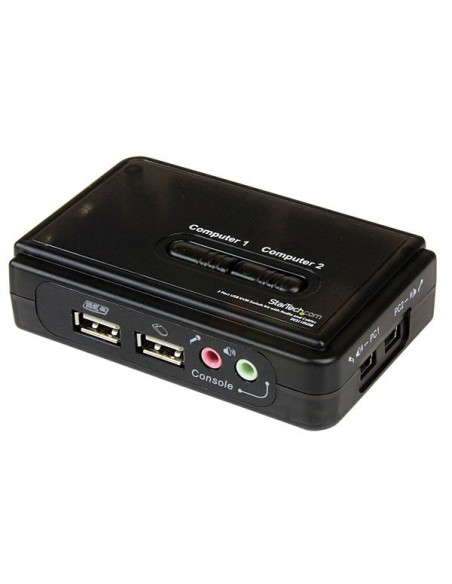 Conmutador kvm startech 2 puertos todo