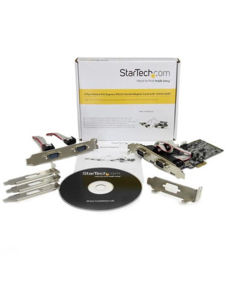 Tarjeta pci express startech pex4s553 4