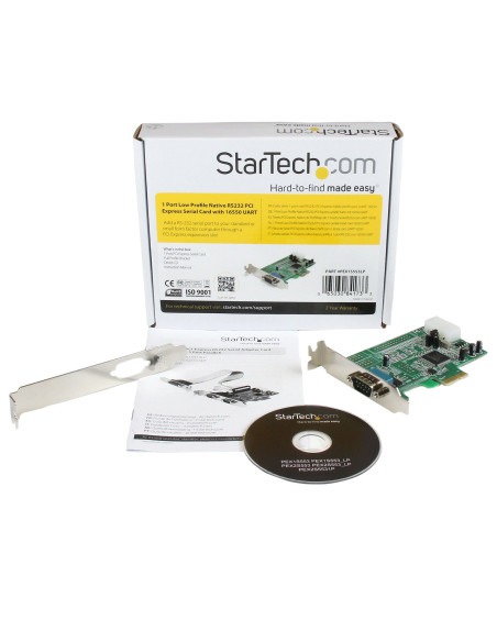 Tarjeta puertos startech pex1s553lp 1x rs232