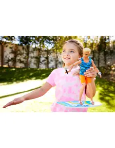 Muñeco barbie mattel ken tabla surf 2