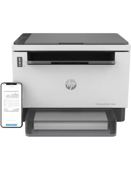 Multifunción láser hp laserjet tank 1604w