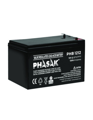 Bateria phasak phb 1212 compatible sais