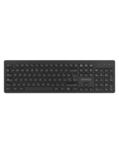 Teclado inalambrico qwerty phoenix k200 negro