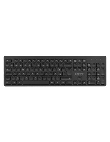 Teclado inalambrico qwerty phoenix k200 negro