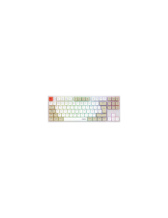 Teclado gaming royal pbt mecanico blanco