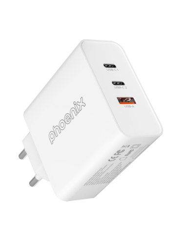 Cargador tipo c 65w gan phoenix