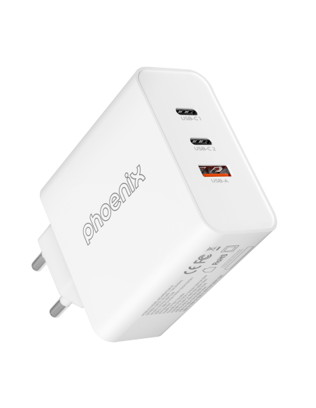 Cargador tipo c 65w gan phoenix