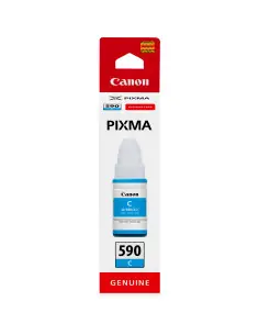 Botella tinta canon gi - 590c cian 70ml