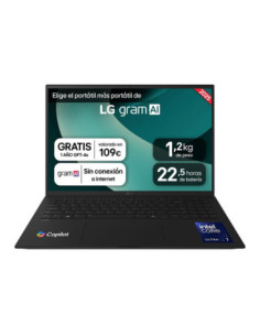 Portatil lg 16zd90t - g.ax88b u7 - 255h 32gb ssd