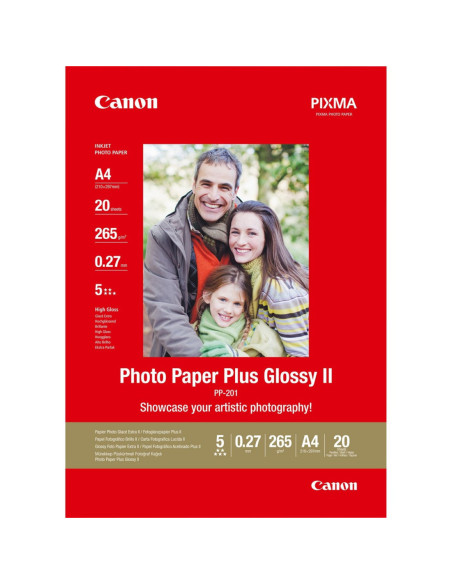 Papel fotografico canon 2311b019 brillo ii