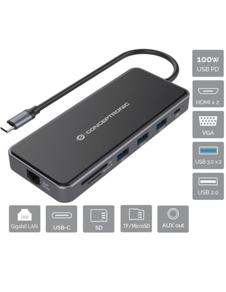 Adaptador conceptronic usb tipo c a