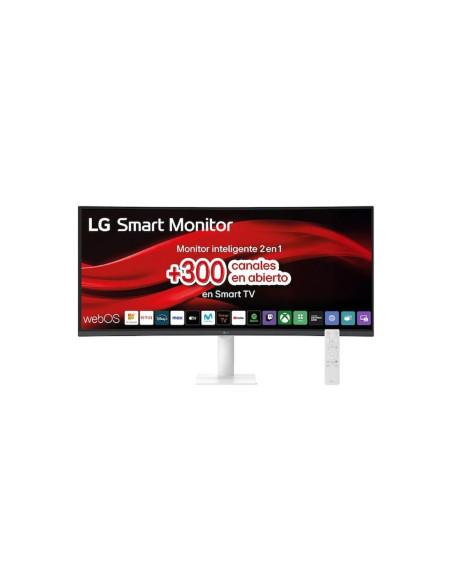Monitor curvo smart 32 pulgadas lg 34u601sa - w