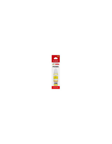 Botella tinta canon gi - 590y amarillo 70ml