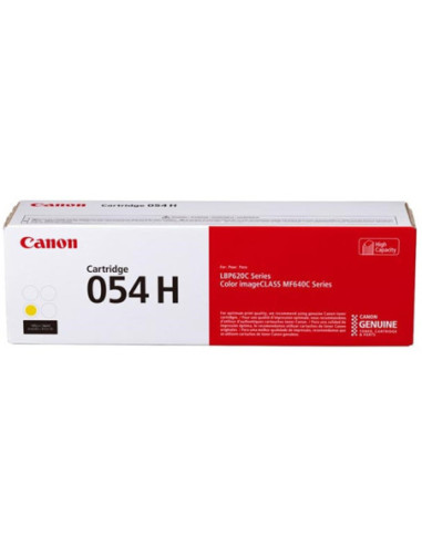 Toner canon 054h amarillo 2300 pag