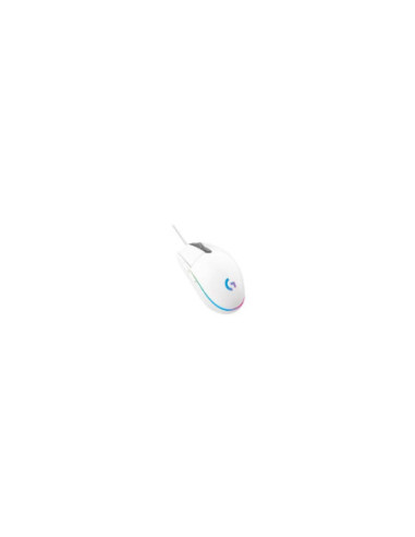 Mouse raton logitech g203 lightsync blanco