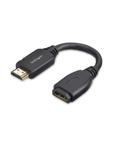 Cable hdmi 4k startech 0.15m macho - hembra