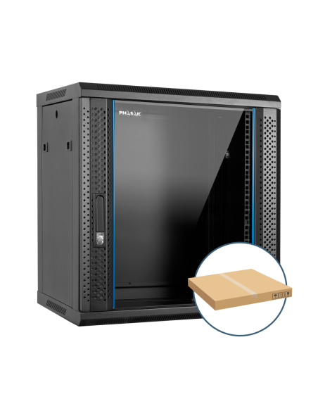 Armario rack mural 19 pulgadas phasak pro