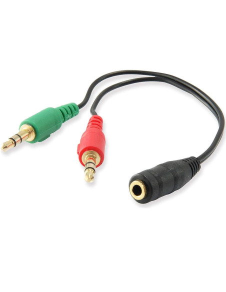 Cable adaptador audio ewent jack 3.5mm
