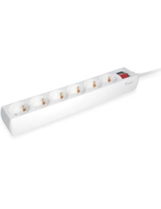 Regleta equip con 6 tomas cable