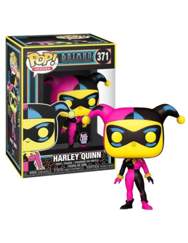 Funko pop dc black light harley