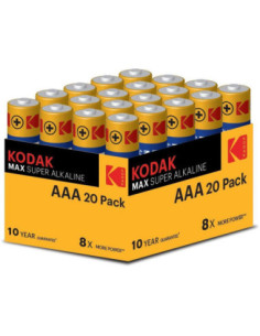 Blister pilas kodak alcalina max aaa