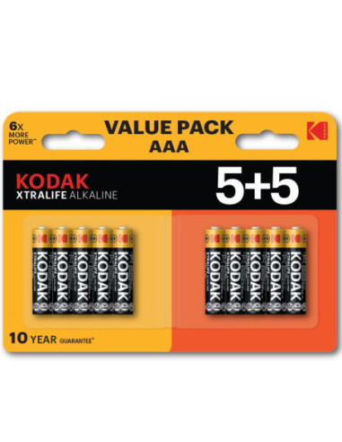 Blister pilas kodak alcalina xtralife aaa
