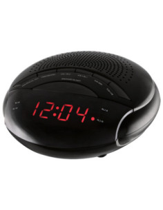 Radio reloj despertador nevir nvr - 335dd negro