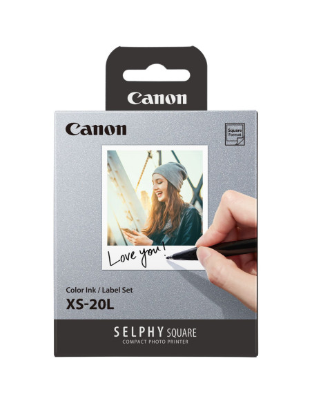 Papel fotografico canon xs - 20l 20 hojas