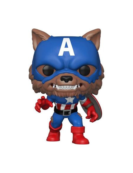 Funko pop marvel capitan america capwolf